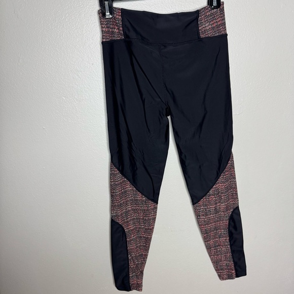 Free People Movement Wild and Free Black Gray Peach Workout Leggings - Picture 9 of 11